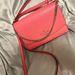 Kate Spade Crossbody with wallet. Bright pink